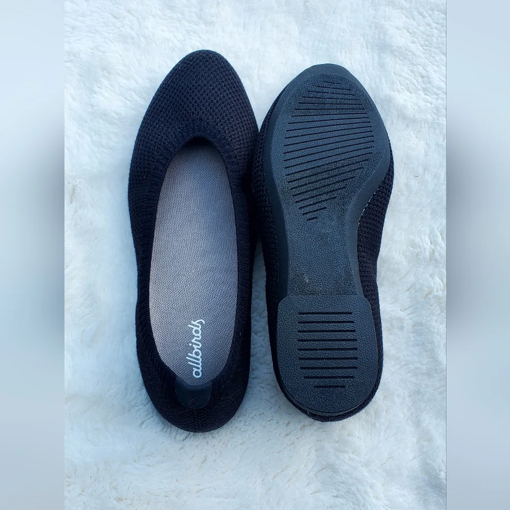 Allbirds Women's Black Flats Size 5 - Picture 7 of 8